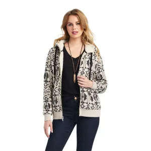 Ariat Ladies R.E.A.L™ Sherpa Full Zip Oaxaca Print Hoodie 10042171