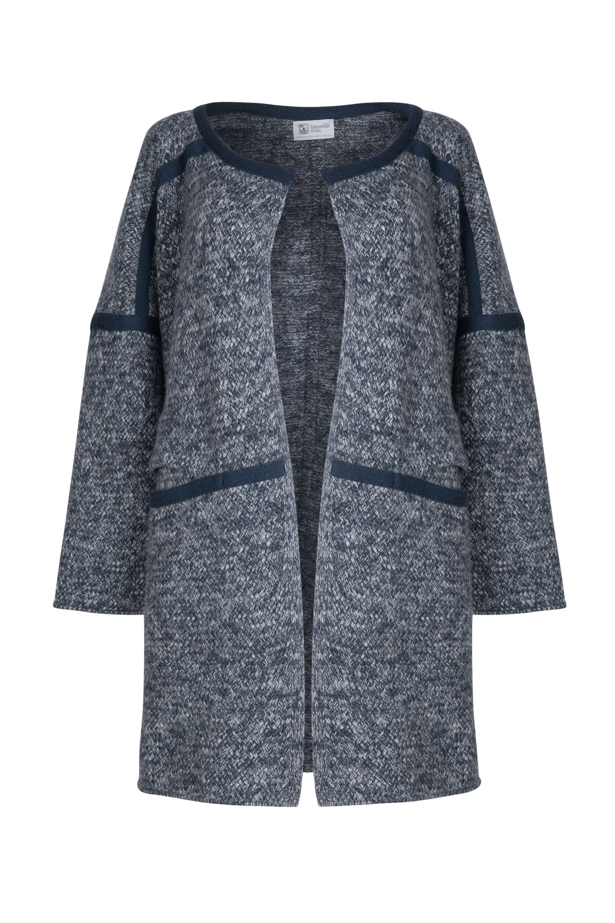 Basket Weave Cashmere Cape Coat