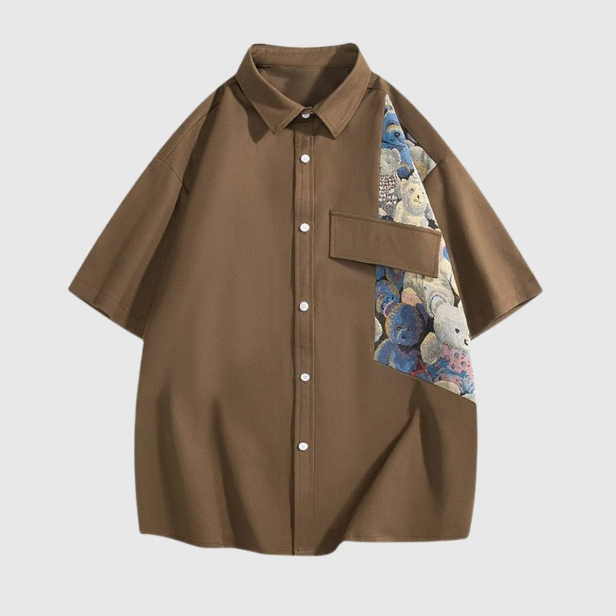 Bear Embroidered Shirts