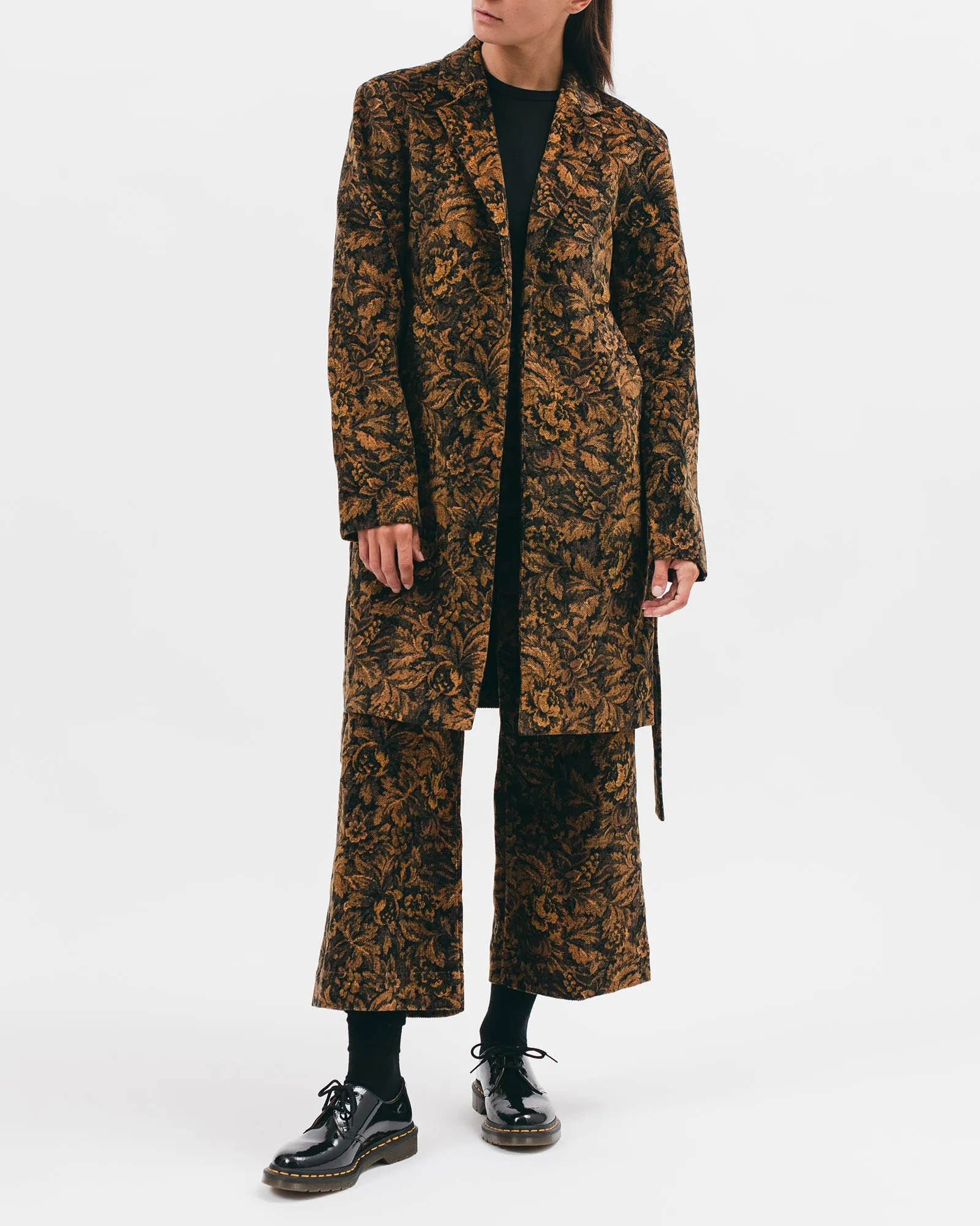 Belted Overcoat - Leaf