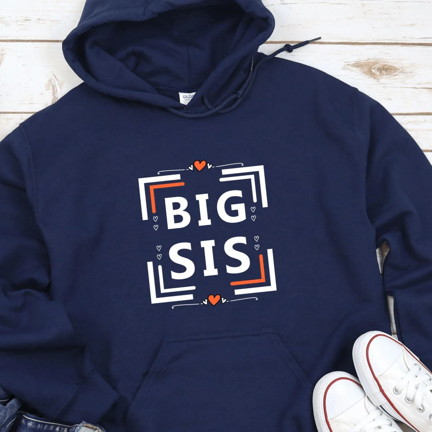 Big Sis and Lil Sis Matching Hoodie, Best Friend Matching Sweatshirts, Best Friend Longsleeves, Besties Gift, Sister Hoodies