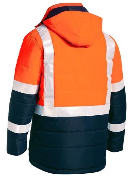 Bisley Taped Two Tone Hi Vis Puffer Jacket(BJ6929HT)