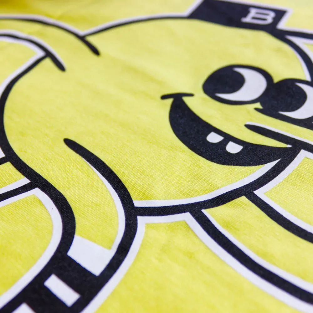 Blast Soft Yellow Mascot Tee