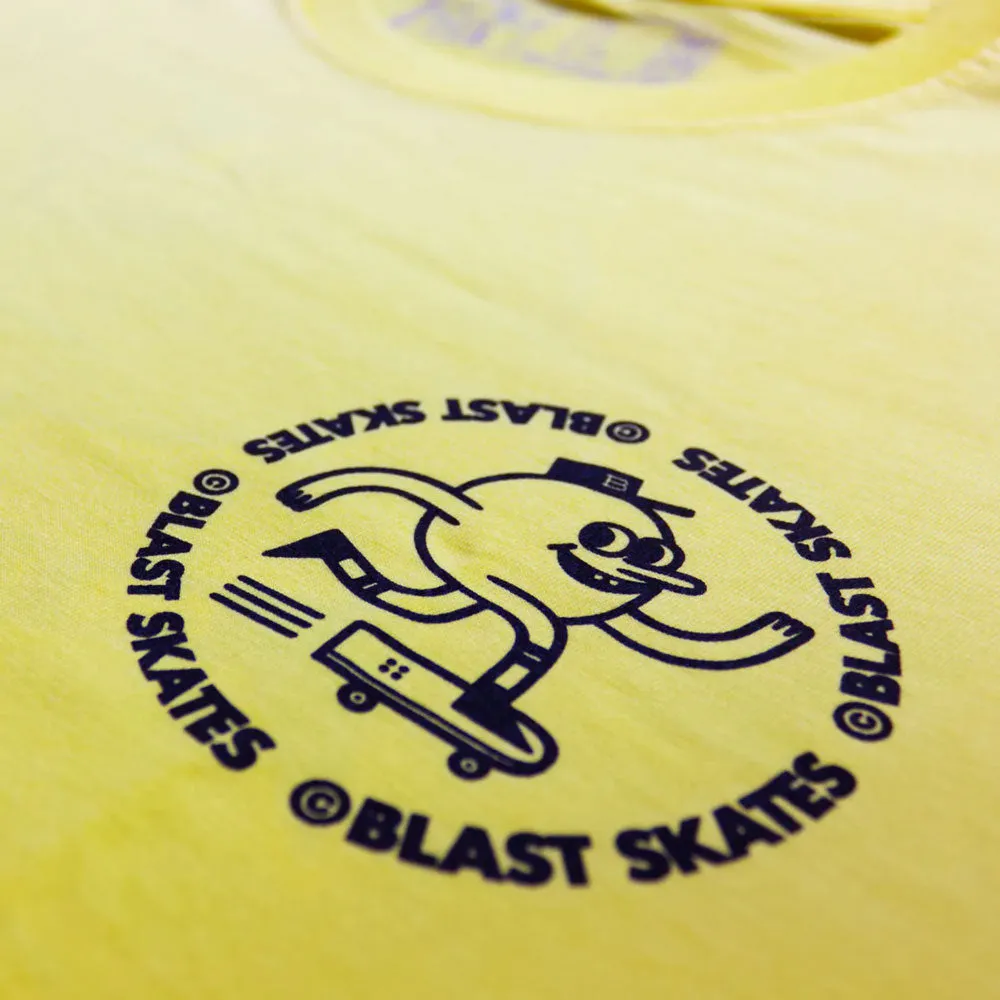 Blast Soft Yellow Mascot Tee