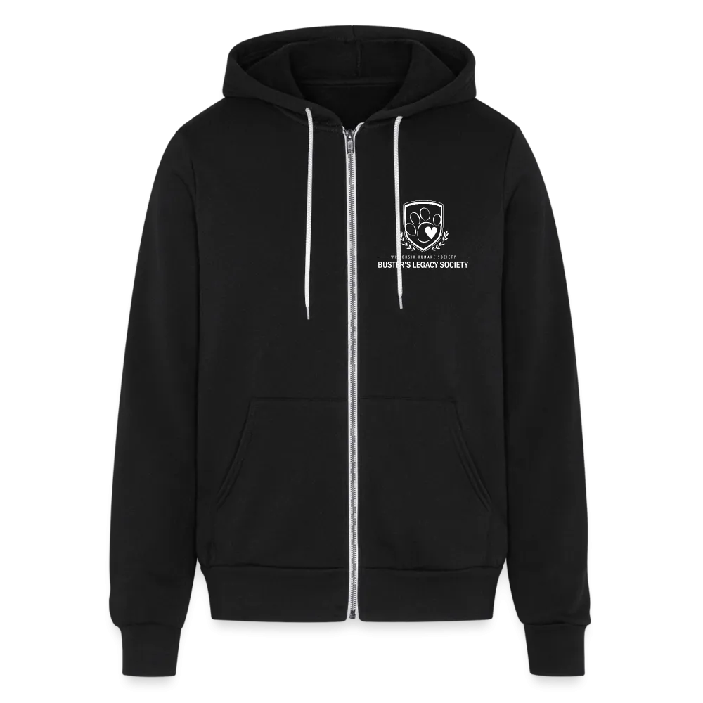 Buster's Legacy Society Bella   Canvas Full Zip Hoodie