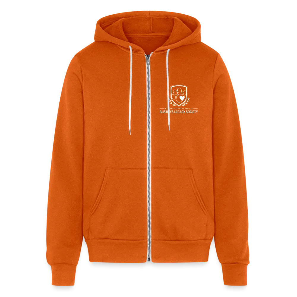 Buster's Legacy Society Bella   Canvas Full Zip Hoodie