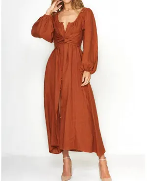 Buttons Multi-wear Wrap Dress