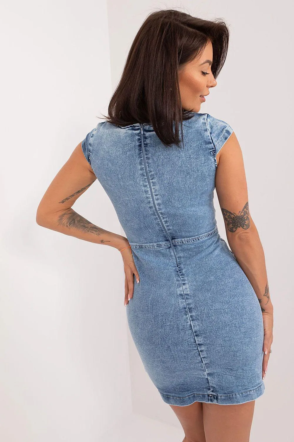 Chic Denim Day Dress