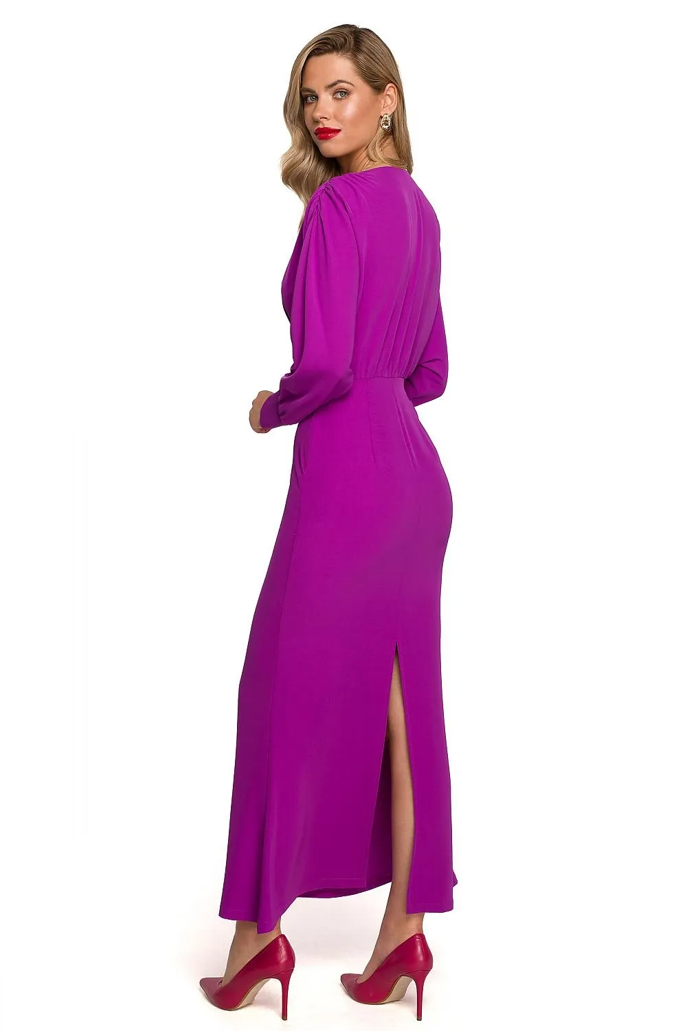 Chic Fishtail Maxi Evening Dress