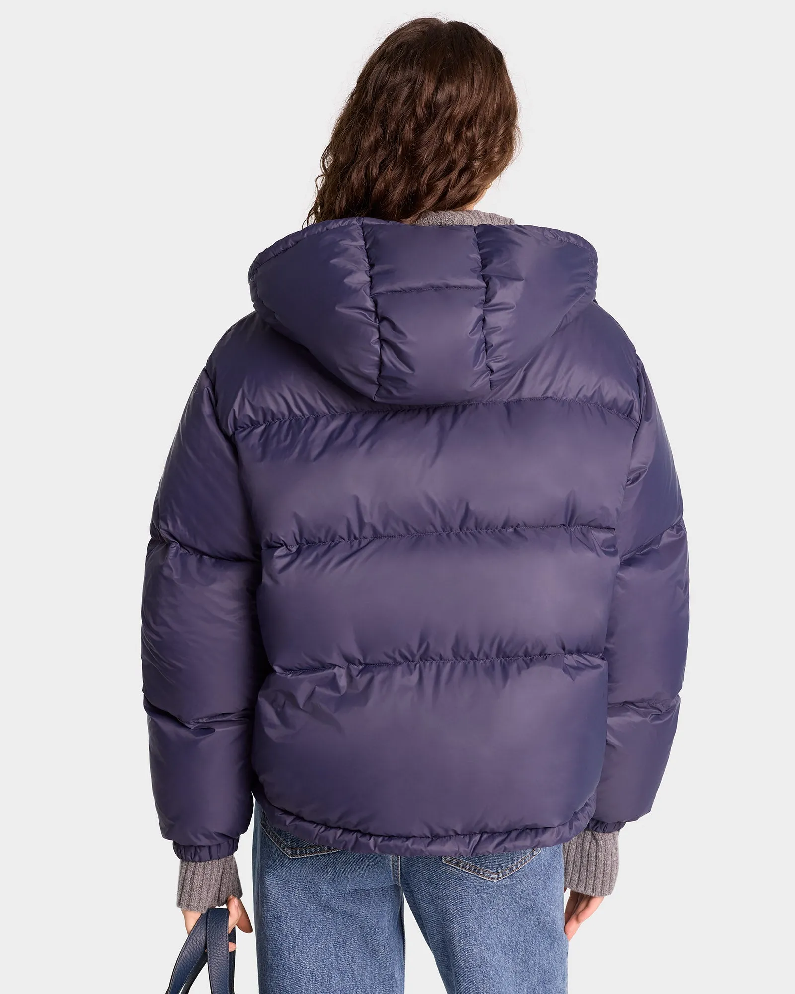 Crown Puffer Jacket - Navy