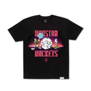 Diamond x Space Jam x NBA Rockets Tee - Black