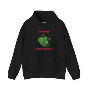 Energize Holiday Spirit Funny Christmas Unisex Hoodie