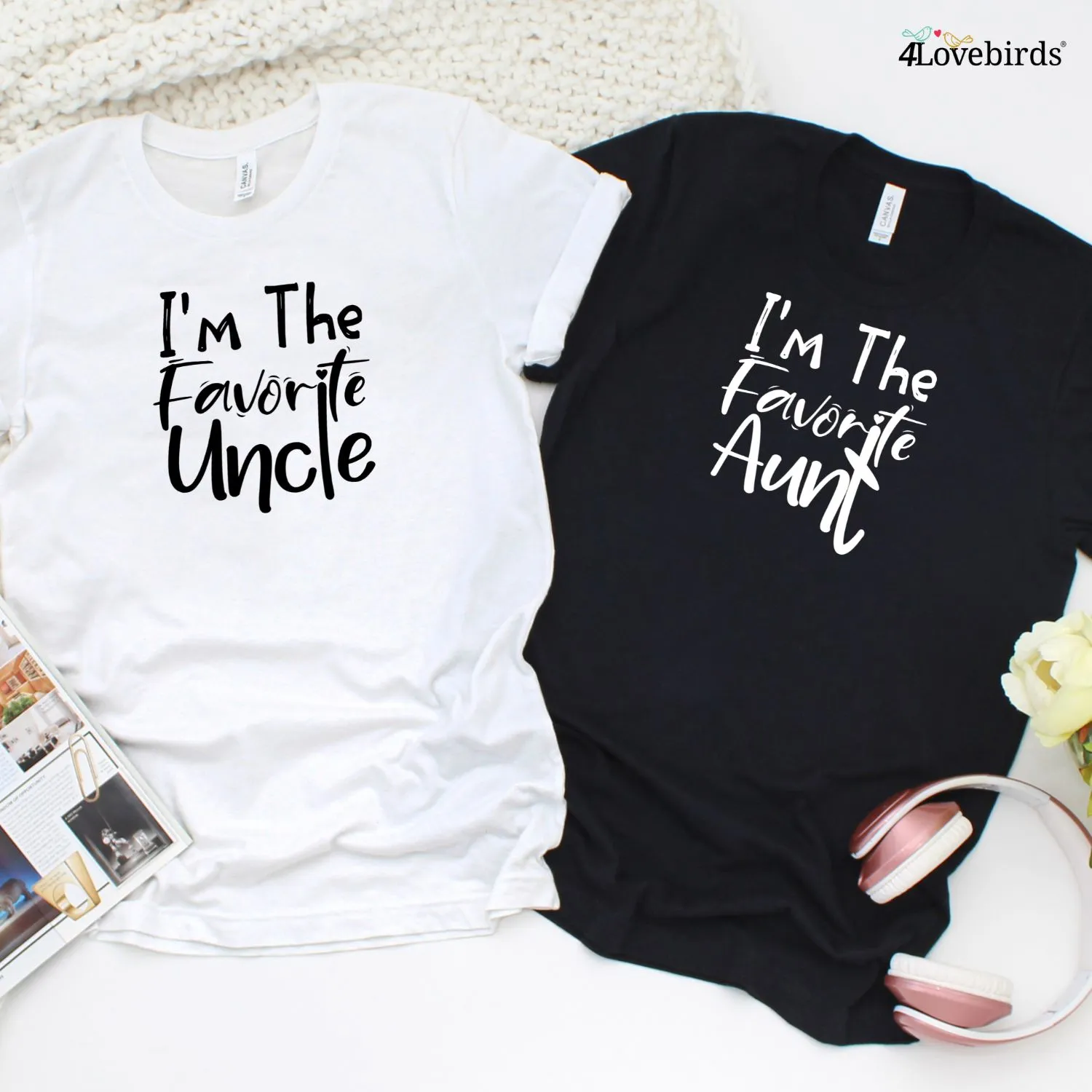 Favorite Aunt & Uncle Matching Outfit Set - Perfect Gifts For Aunts & Uncles