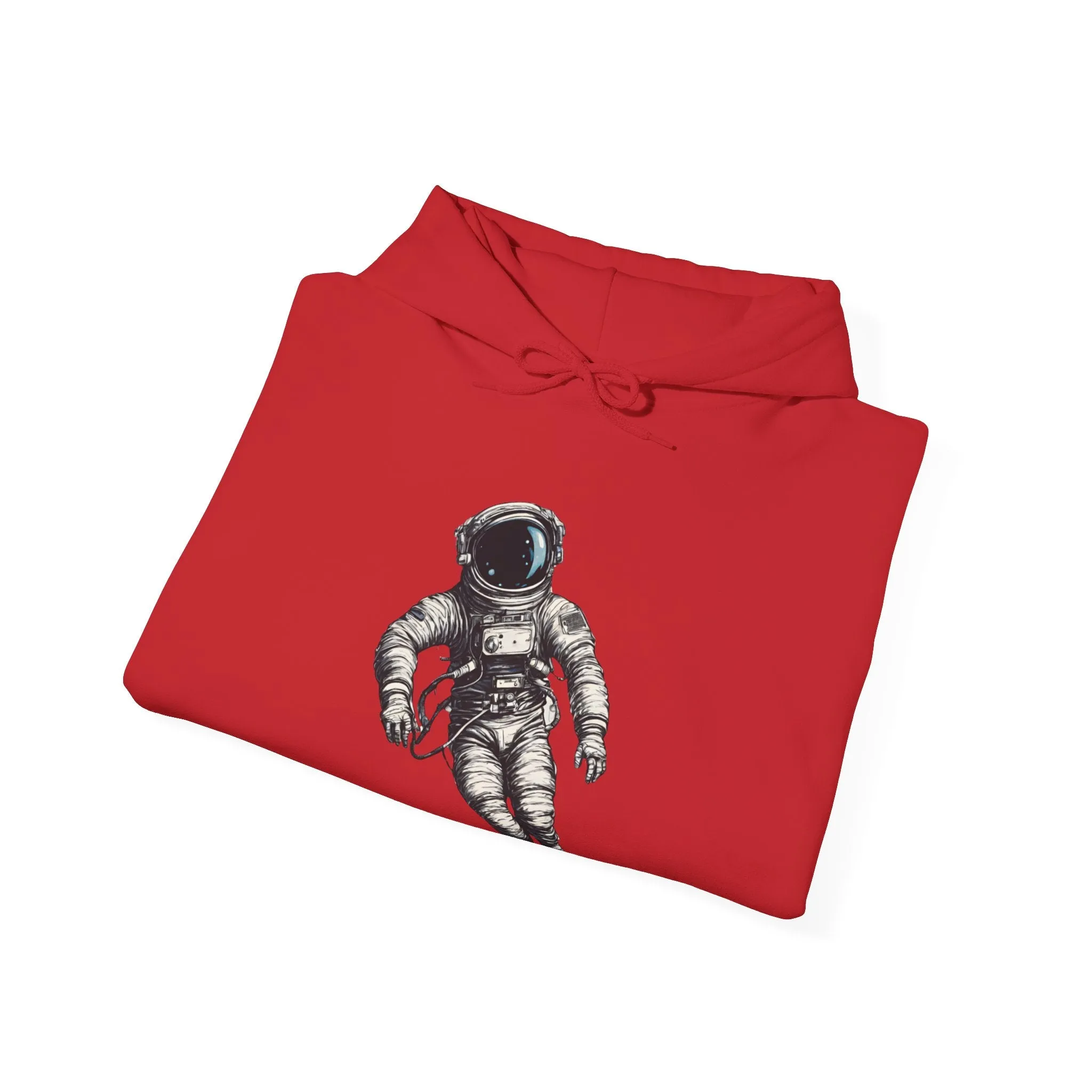 Floating Astronaut SpaceArt Sci-Fi Hoodie