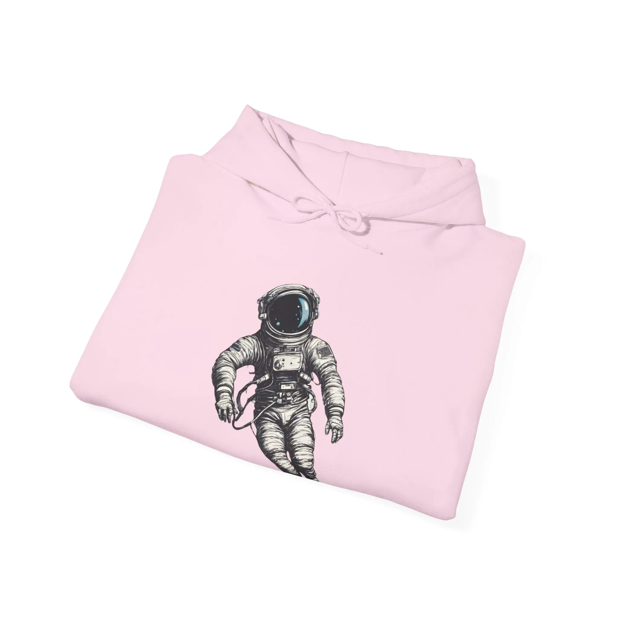 Floating Astronaut SpaceArt Sci-Fi Hoodie