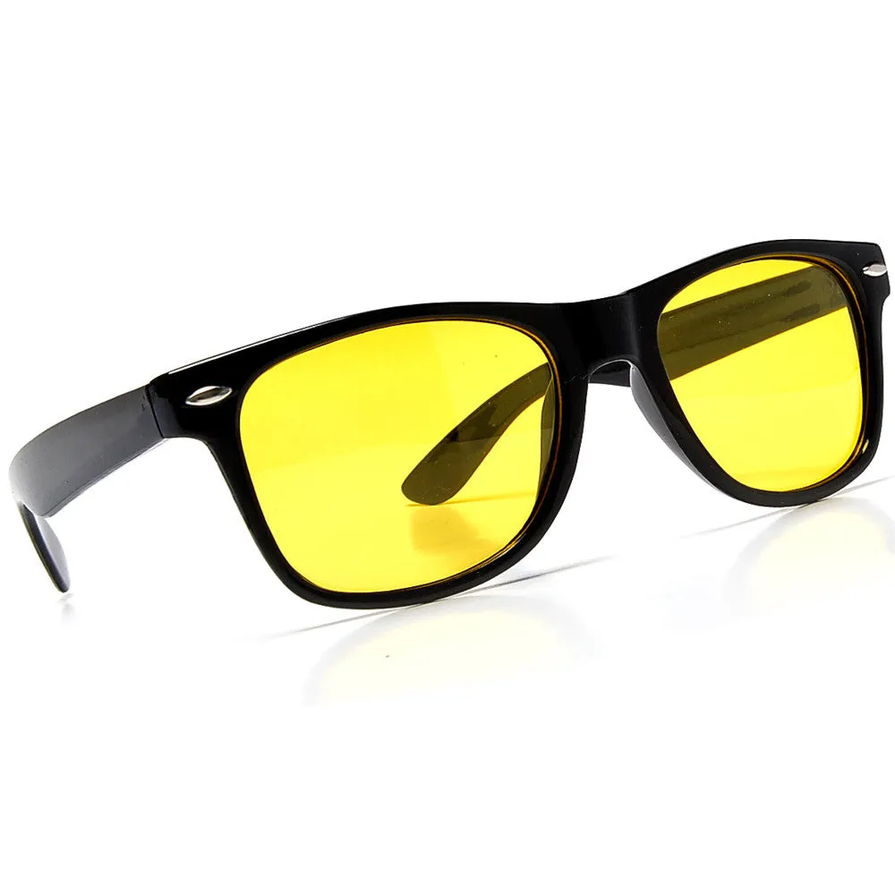 Functional Night Driving Lens Classic 80's Sunglasses