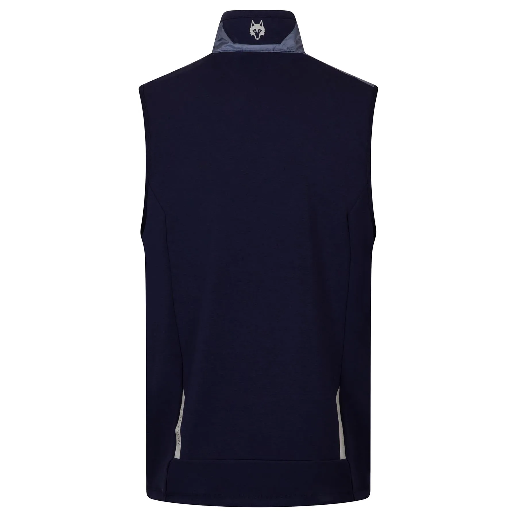 Gratiot Hybrid Quarter Zip Vest Maltese Blue - AW24