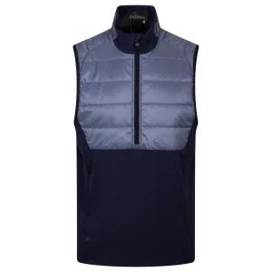 Gratiot Hybrid Quarter Zip Vest Maltese Blue - AW24