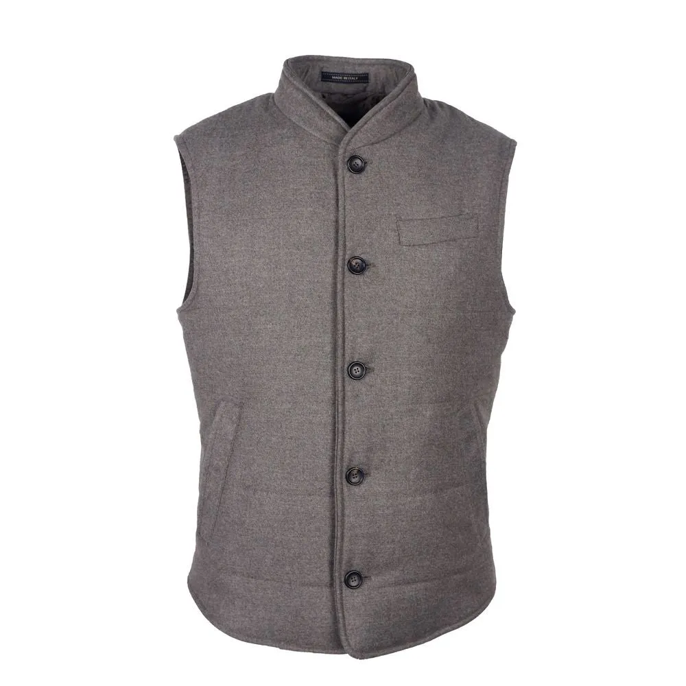 Made in Italy Elegant Wool-Cashmere Men's Vest