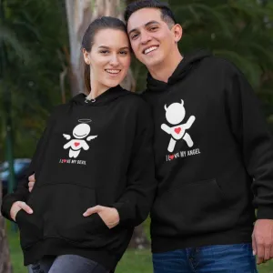 Matching Set: I Love My Devil & Angel | Funny Couple Outfit | Gift for Couples