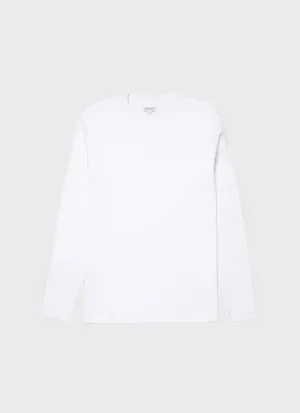 Men's Long Sleeve Heavyweight T-shirt in White