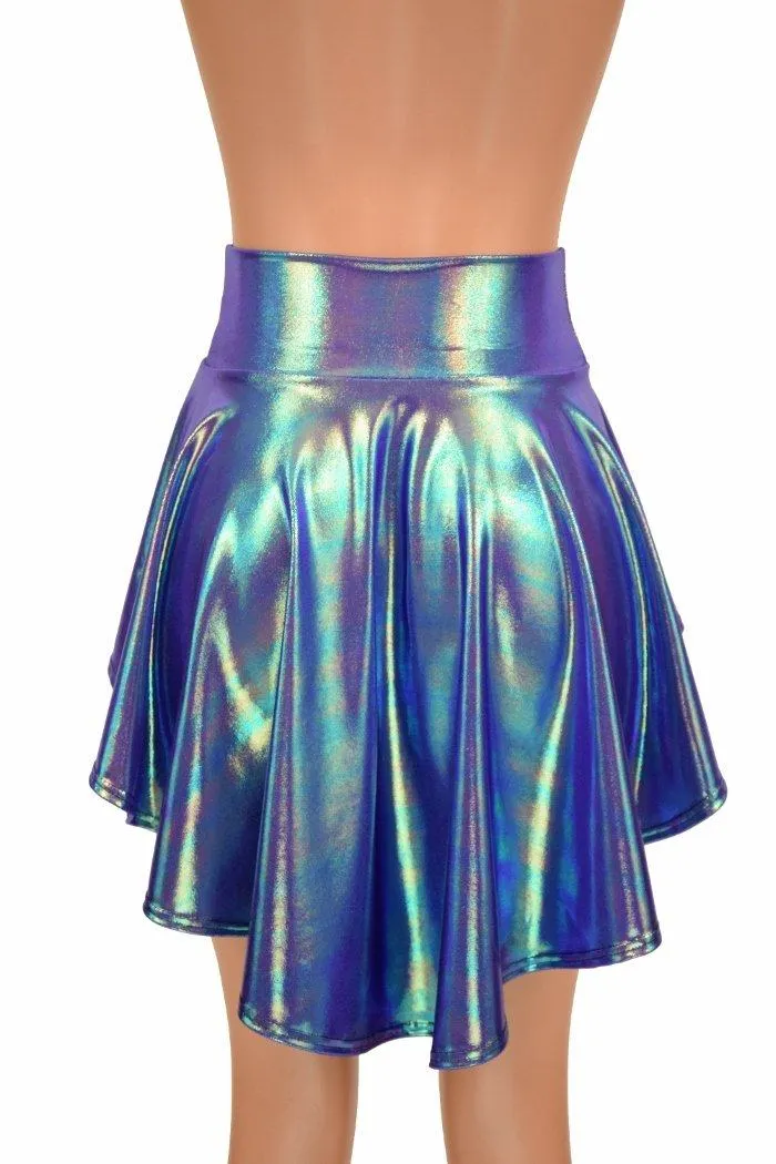 Moonstone Metallic Hi Lo Rave Skirt