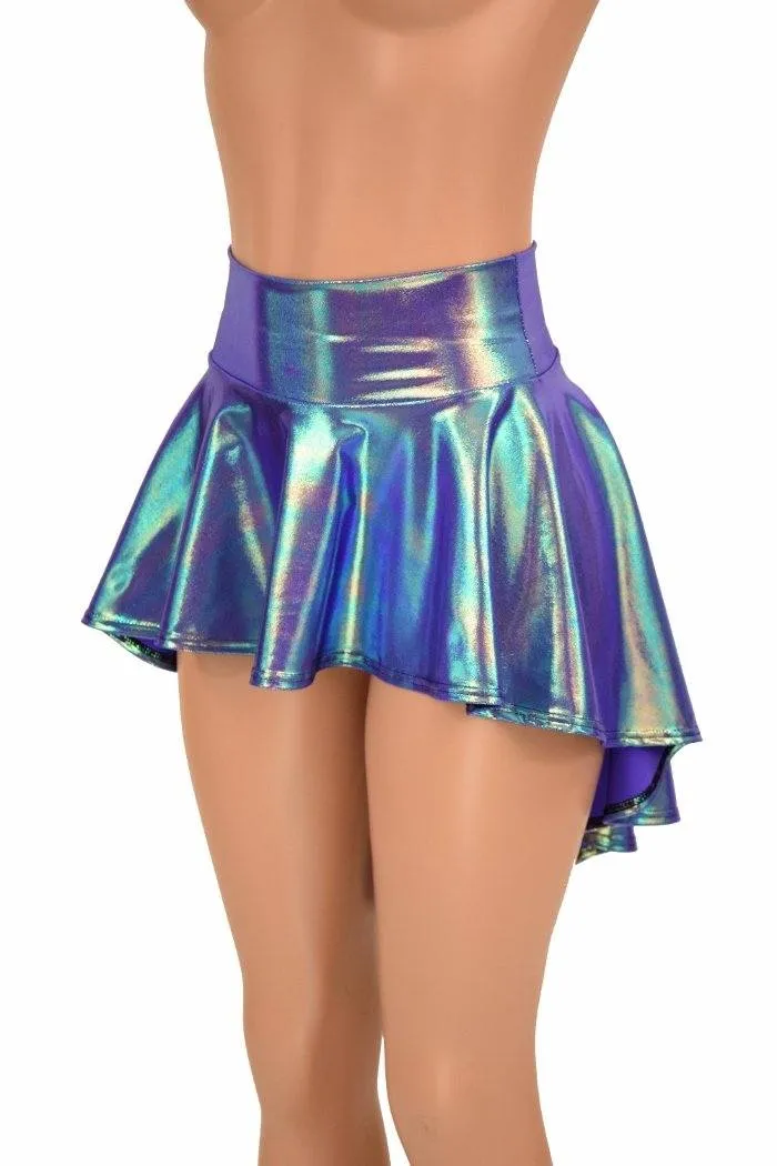 Moonstone Metallic Hi Lo Rave Skirt