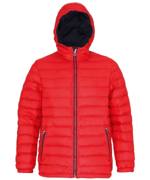 Padded jacket | Red/Navy