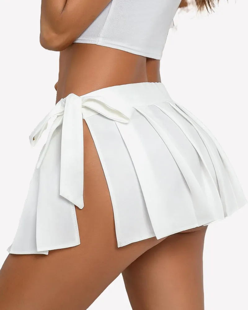 Pleated Mini Skirt Role Play Skirts