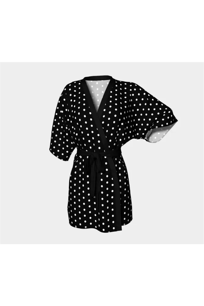 Polka Dot Kimono Robe