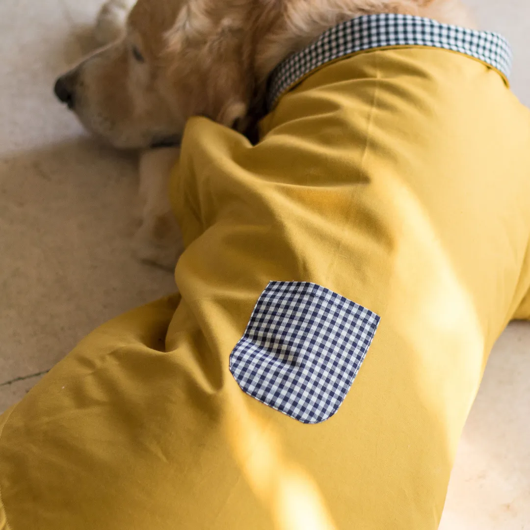 PoochMate Berlin Winter Dog Coat - Mustard