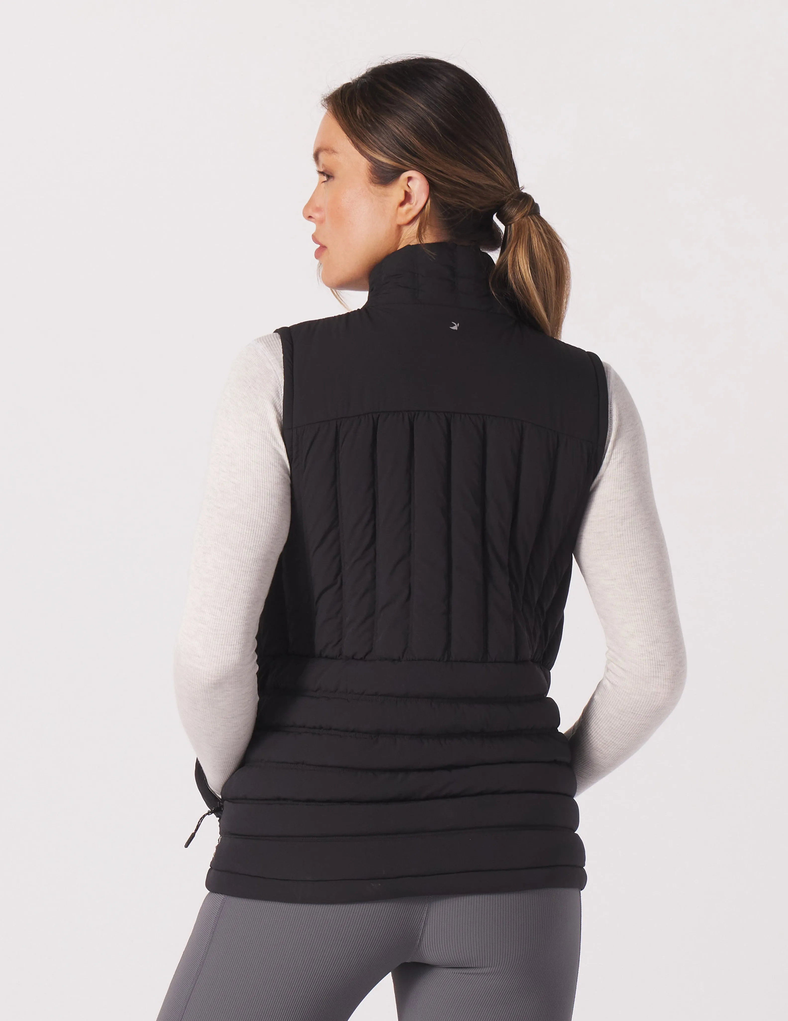 Puffer Vest: Black