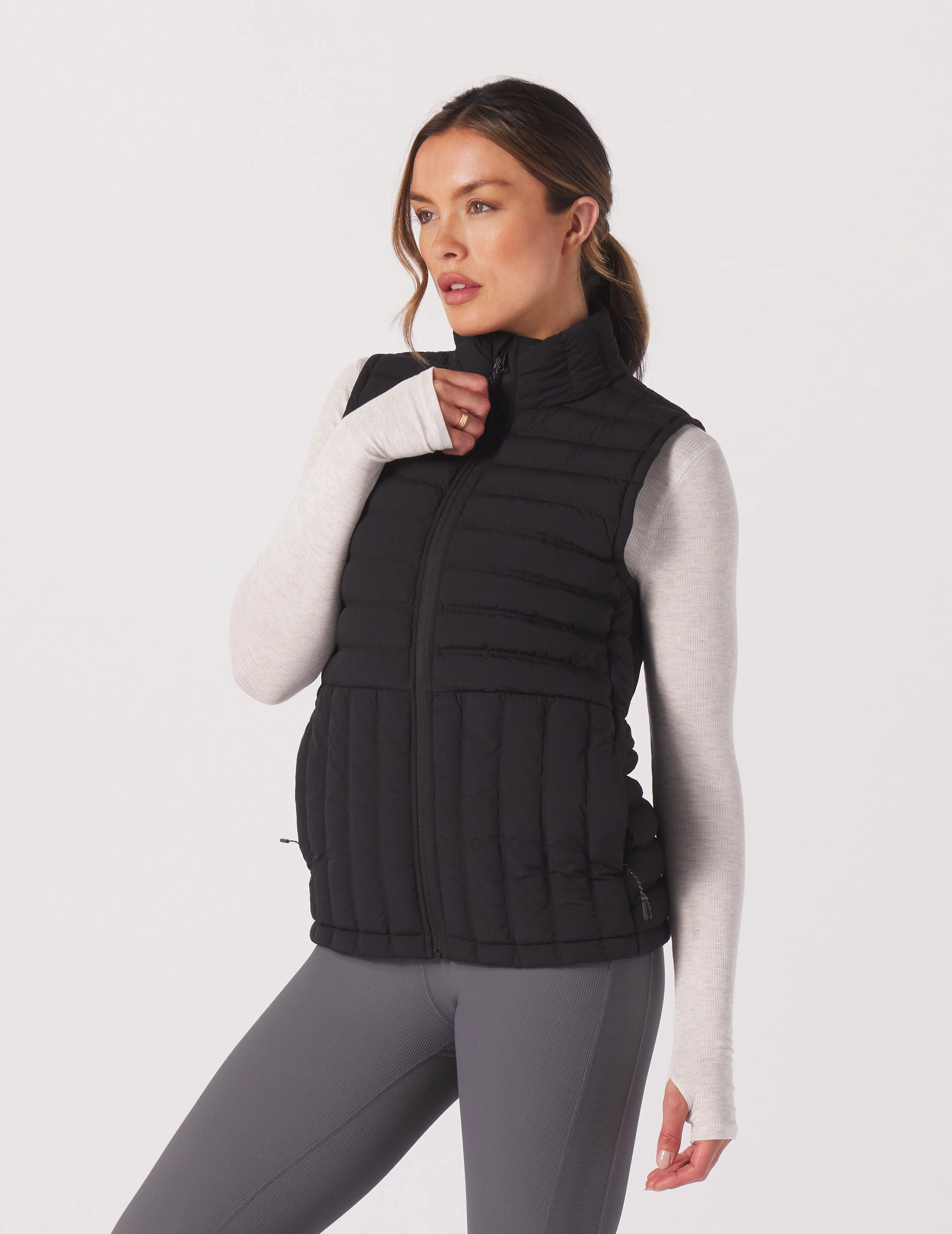 Puffer Vest: Black