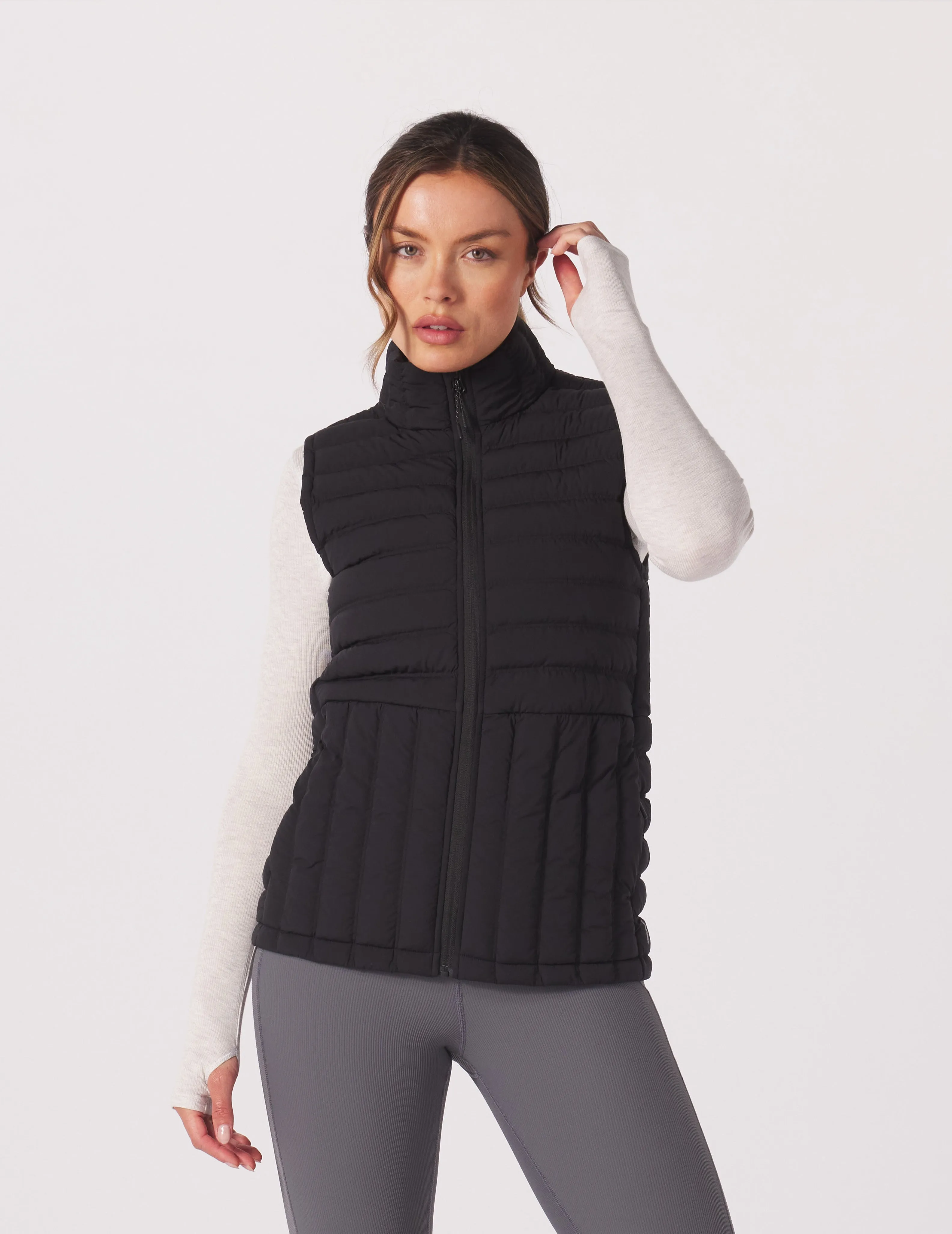 Puffer Vest: Black