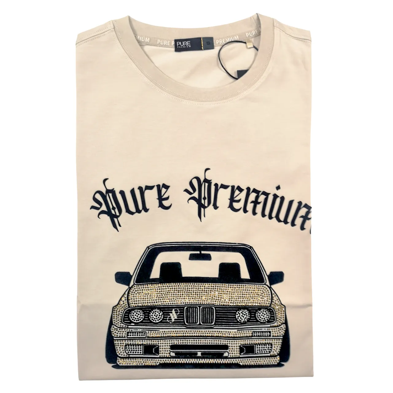 Pure Premium BMW E30 Gusheshe Cabrio Taupe T-Shirt