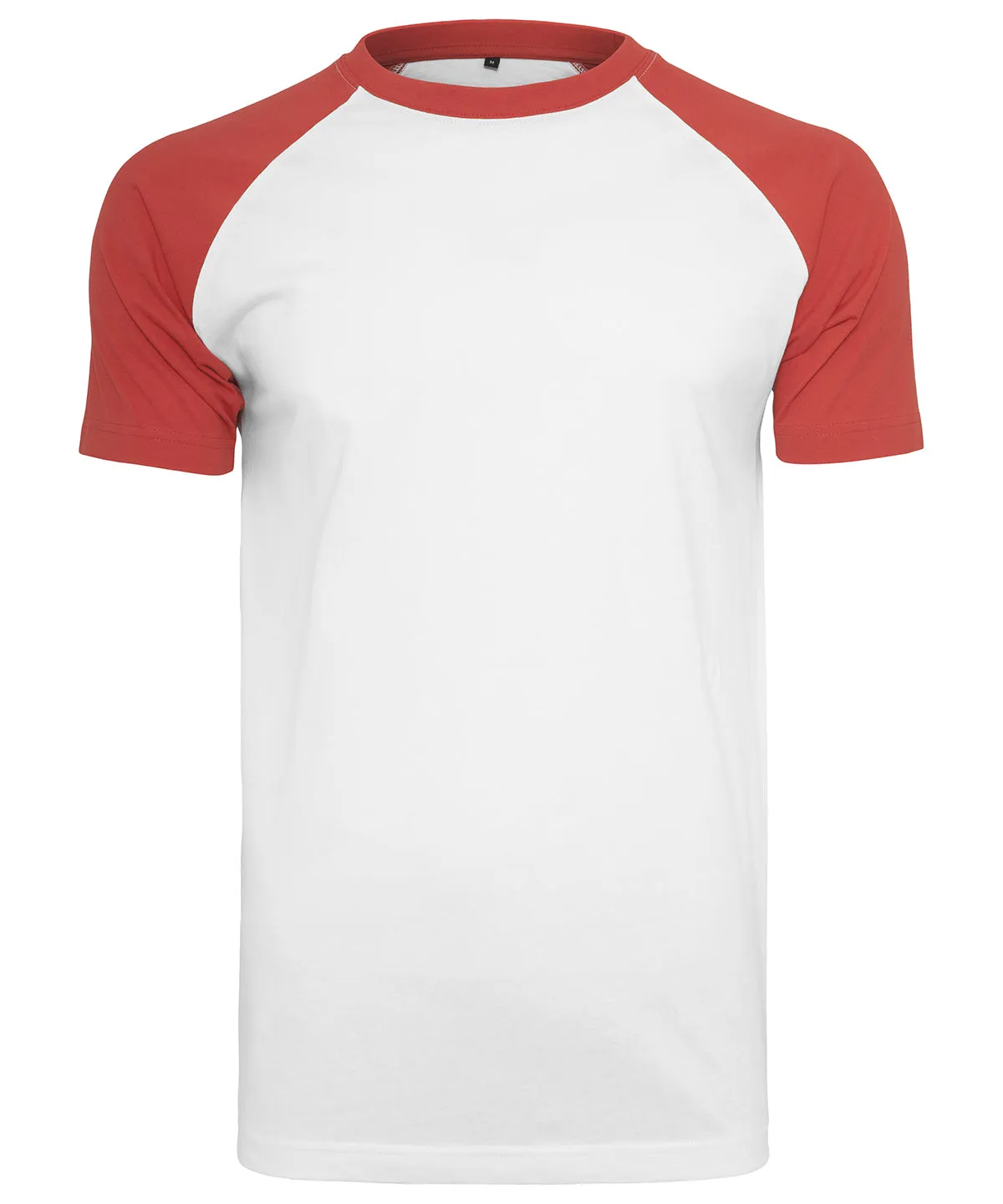 Raglan contrast tee | White/Red