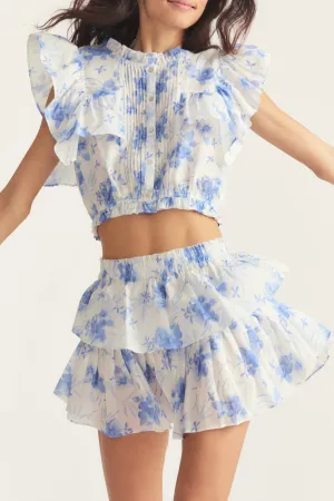 Ruffle Mini Skirt ~ Strong Current