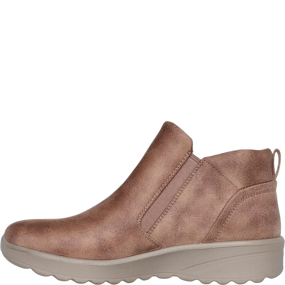 Skechers Lovely Vibe Fall In Bloom Ankle Boots