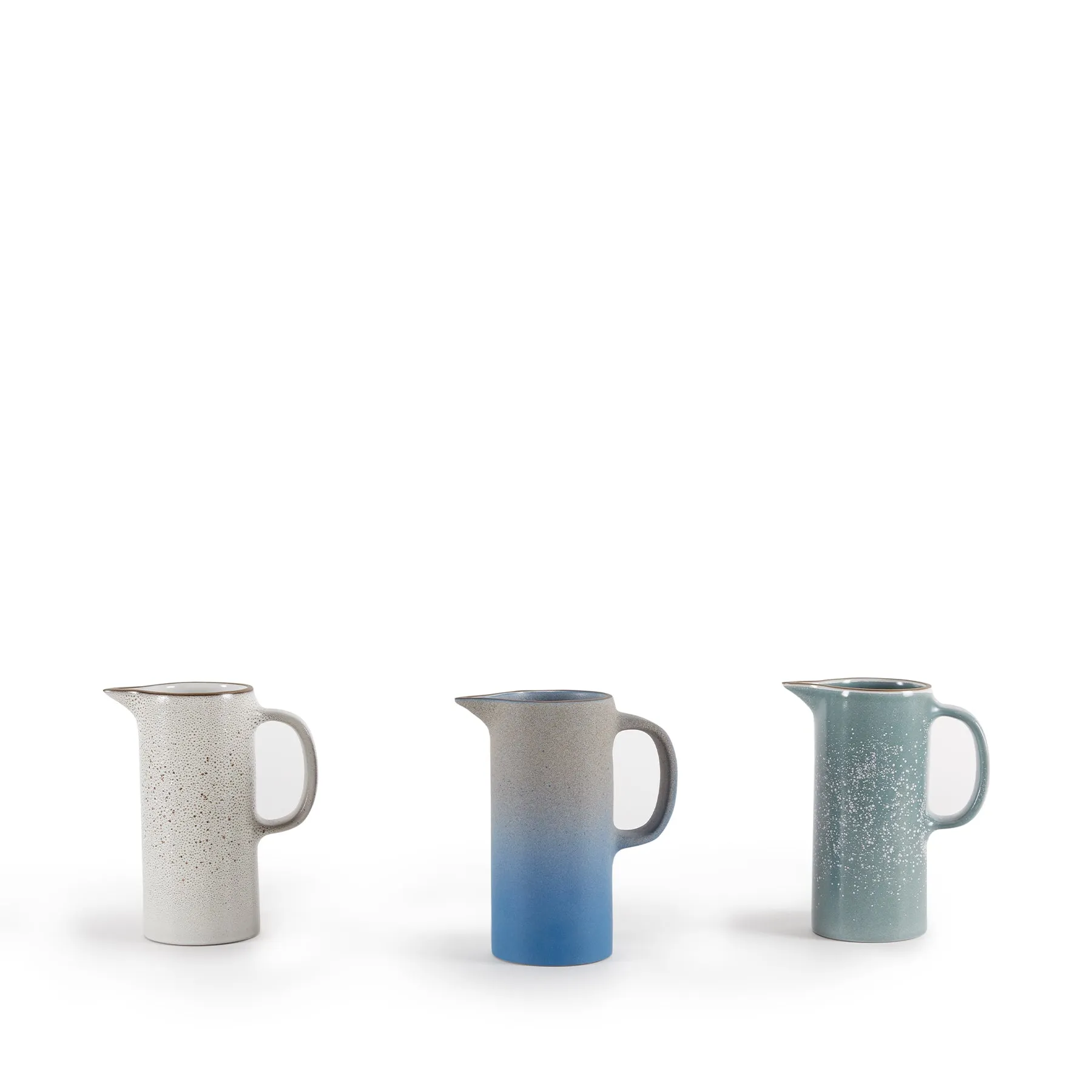 Small Pitcher in Bluejay and Opaque White