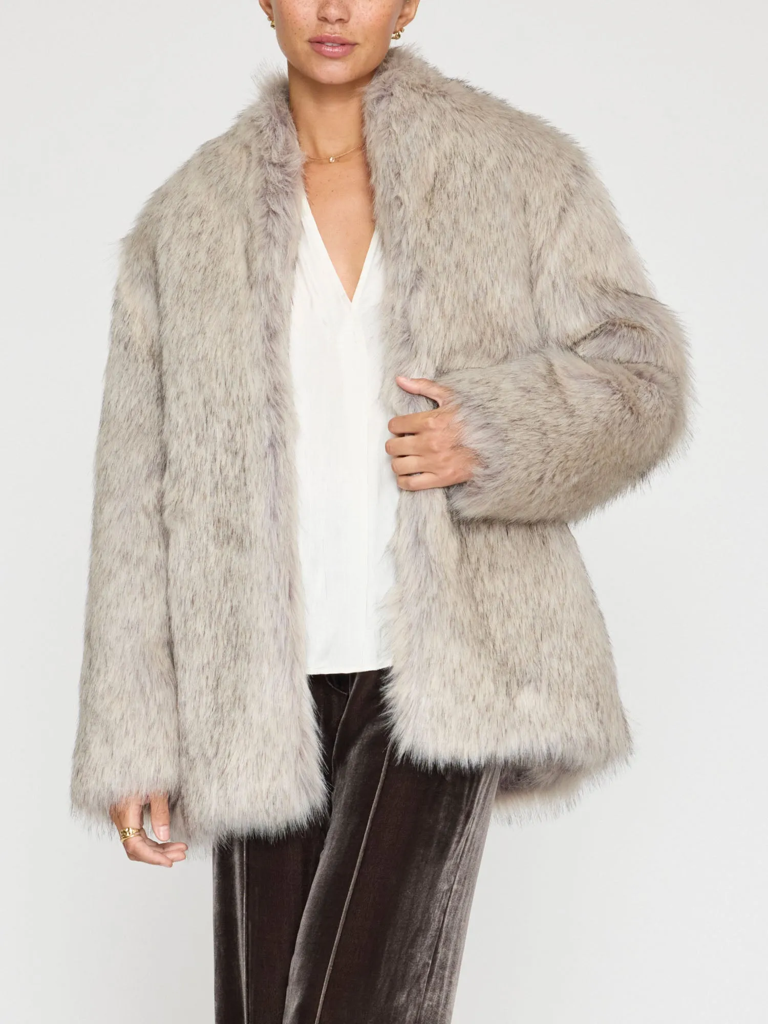 The Faye Faux Fur Jacket