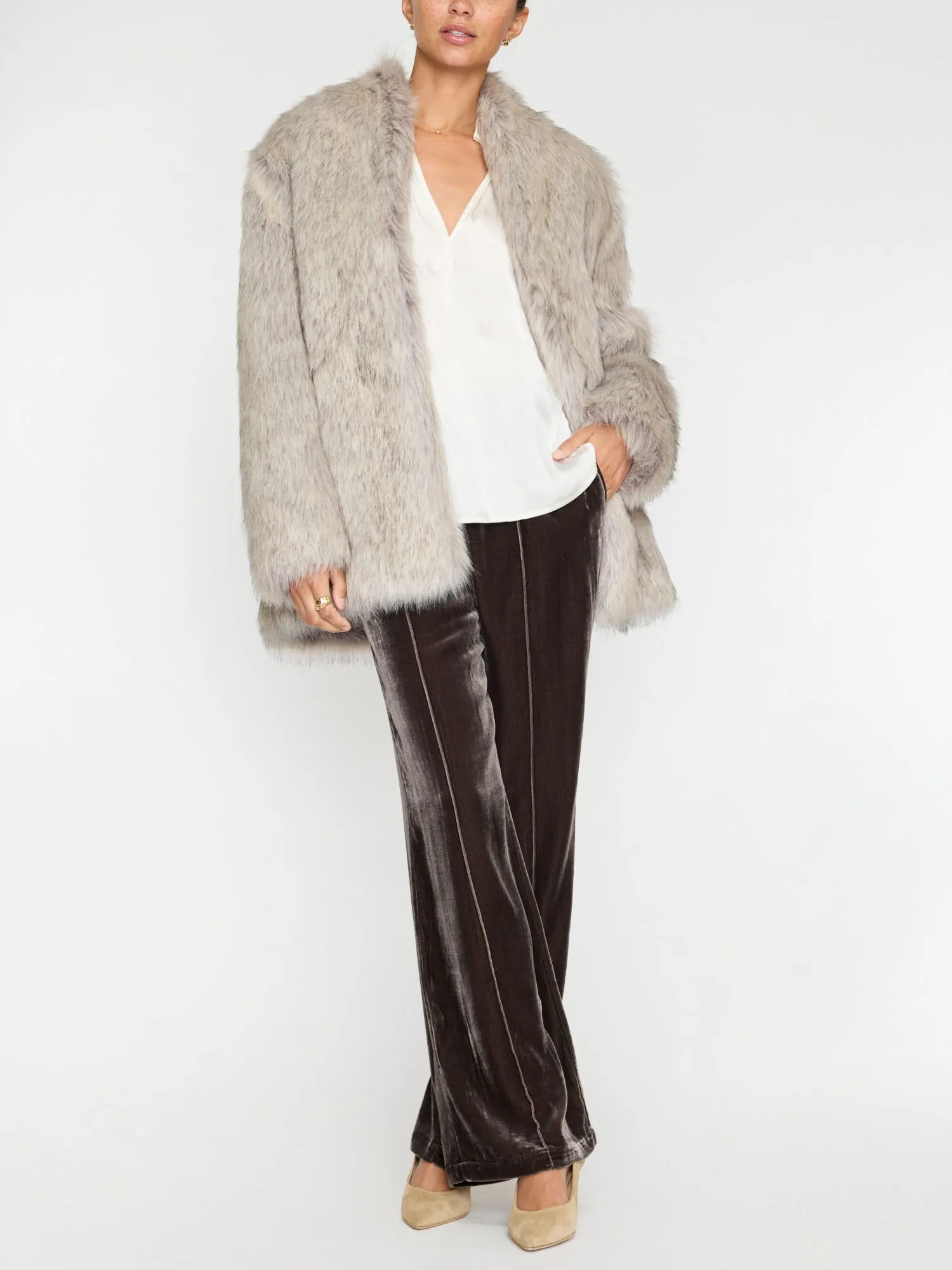 The Faye Faux Fur Jacket