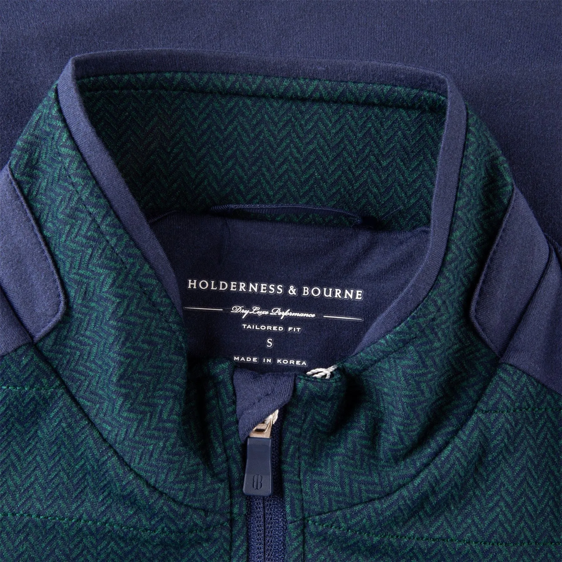 The Perry Insulated Fleece Jacket Pine Herringbone - AW23