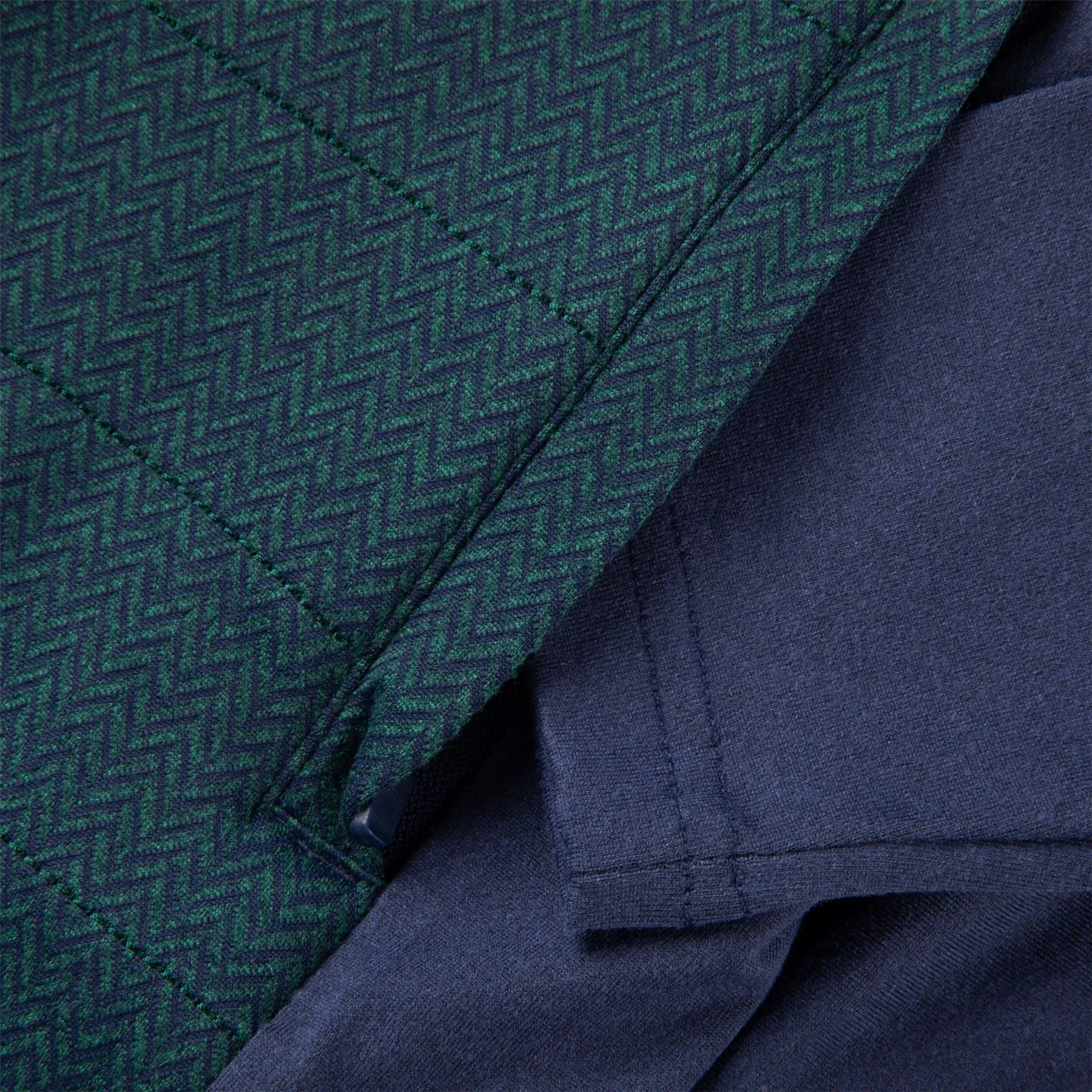 The Perry Insulated Fleece Jacket Pine Herringbone - AW23