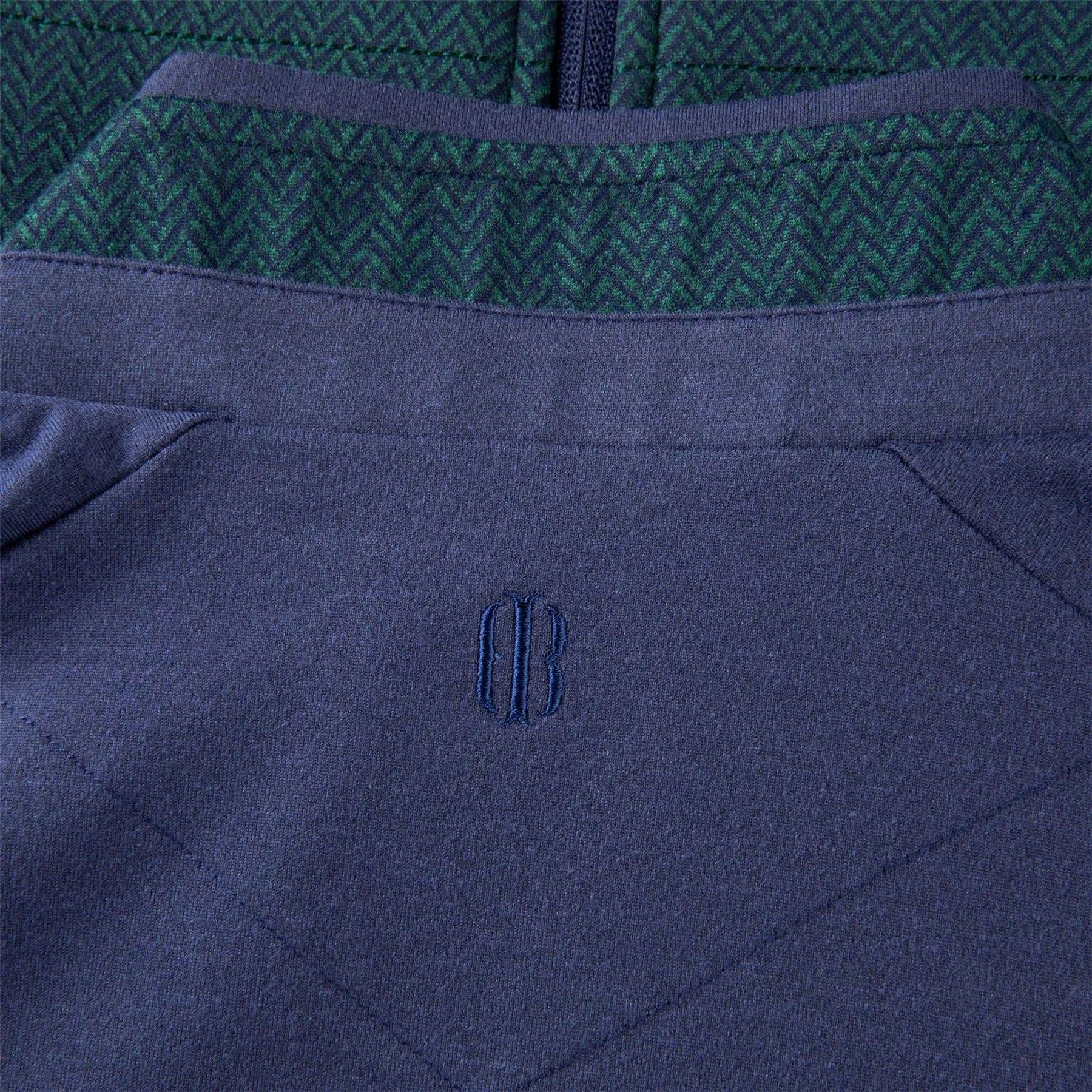 The Perry Insulated Fleece Jacket Pine Herringbone - AW23