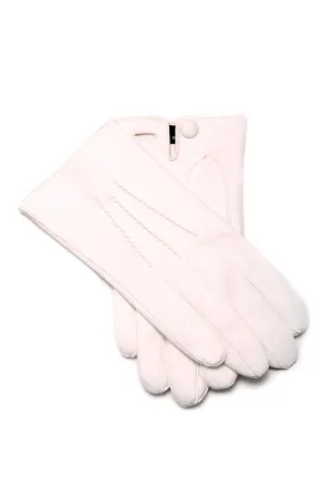 White Unlined Lamb Nappa Evening Dress Gloves