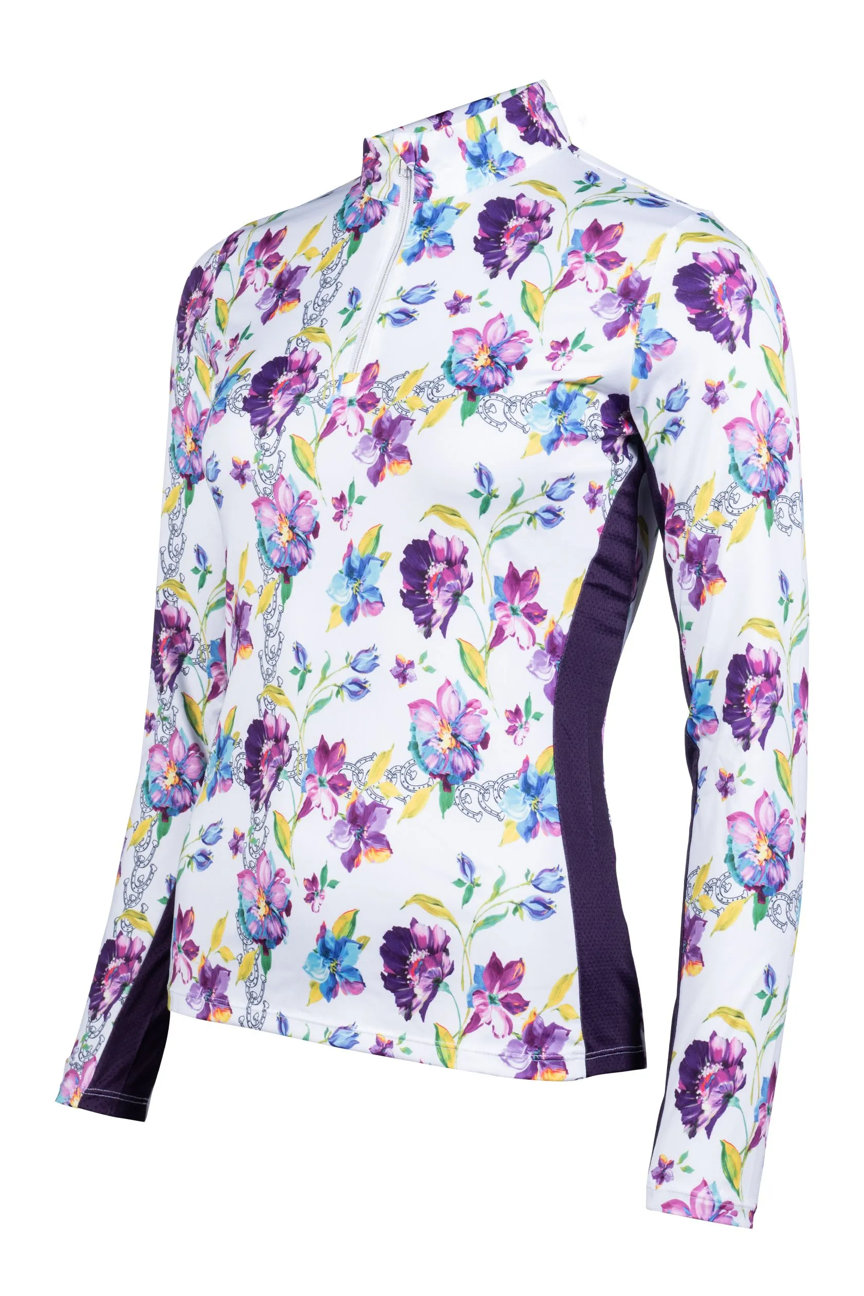 Women´s Functional Training Shirt Lilac Flower