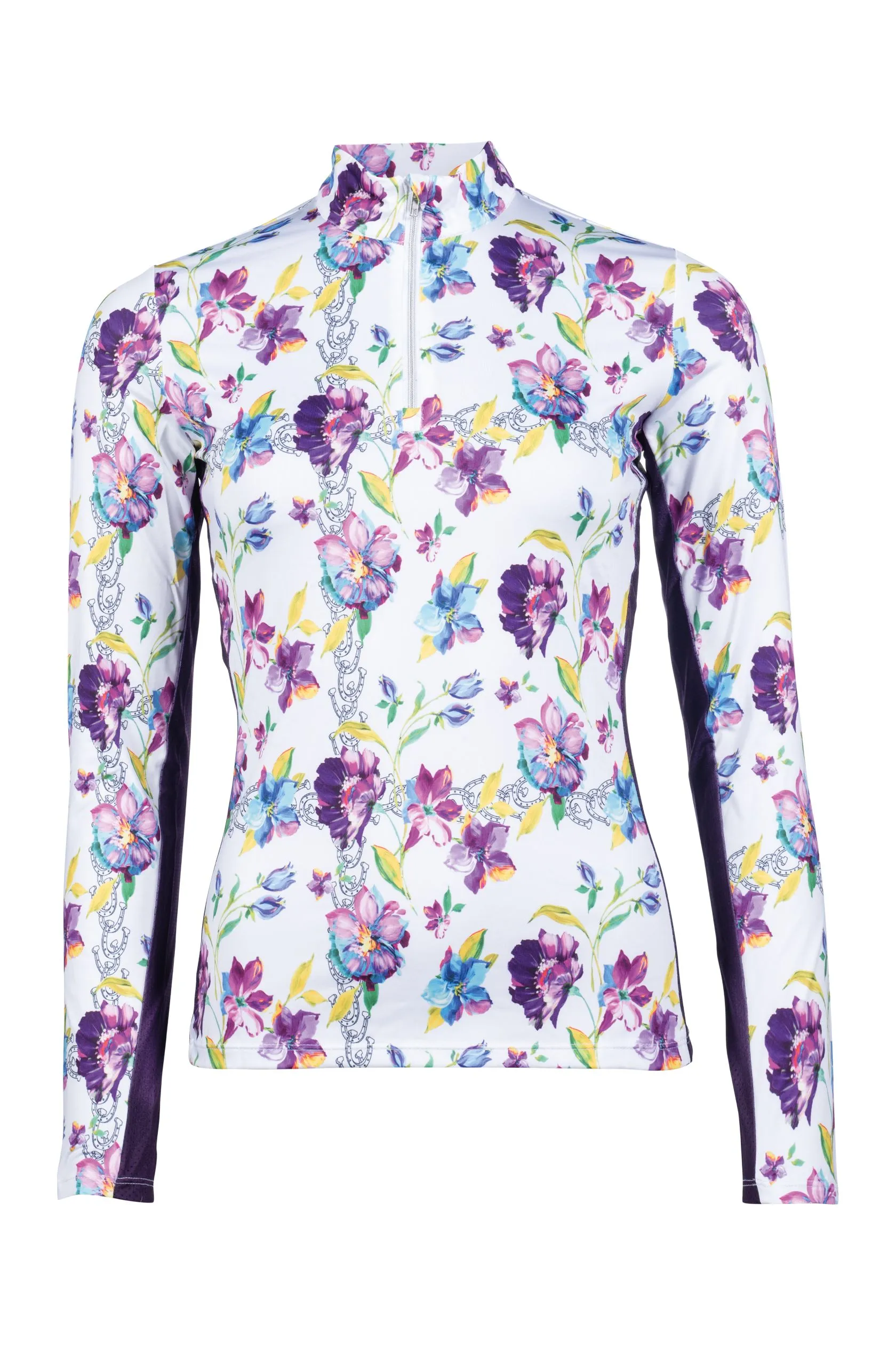 Women´s Functional Training Shirt Lilac Flower