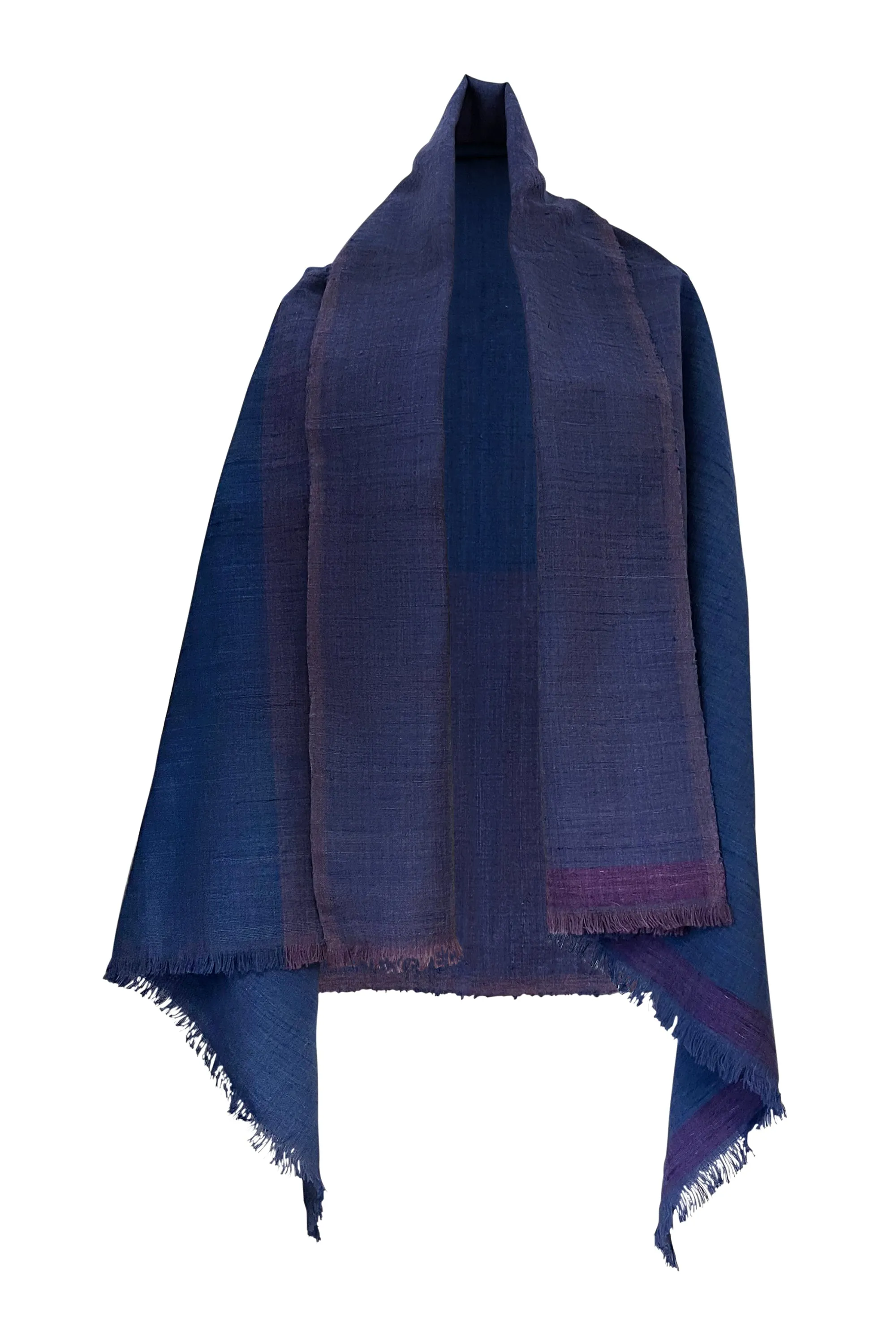 Wool Silk Cape Forest Gir