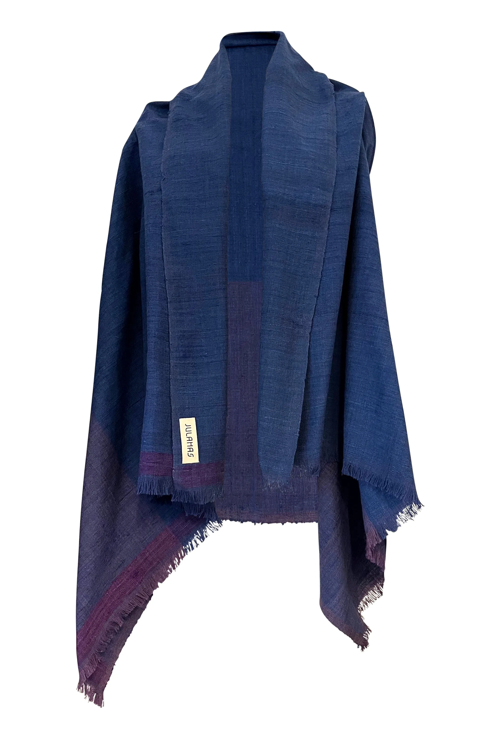 Wool Silk Cape Forest Gir