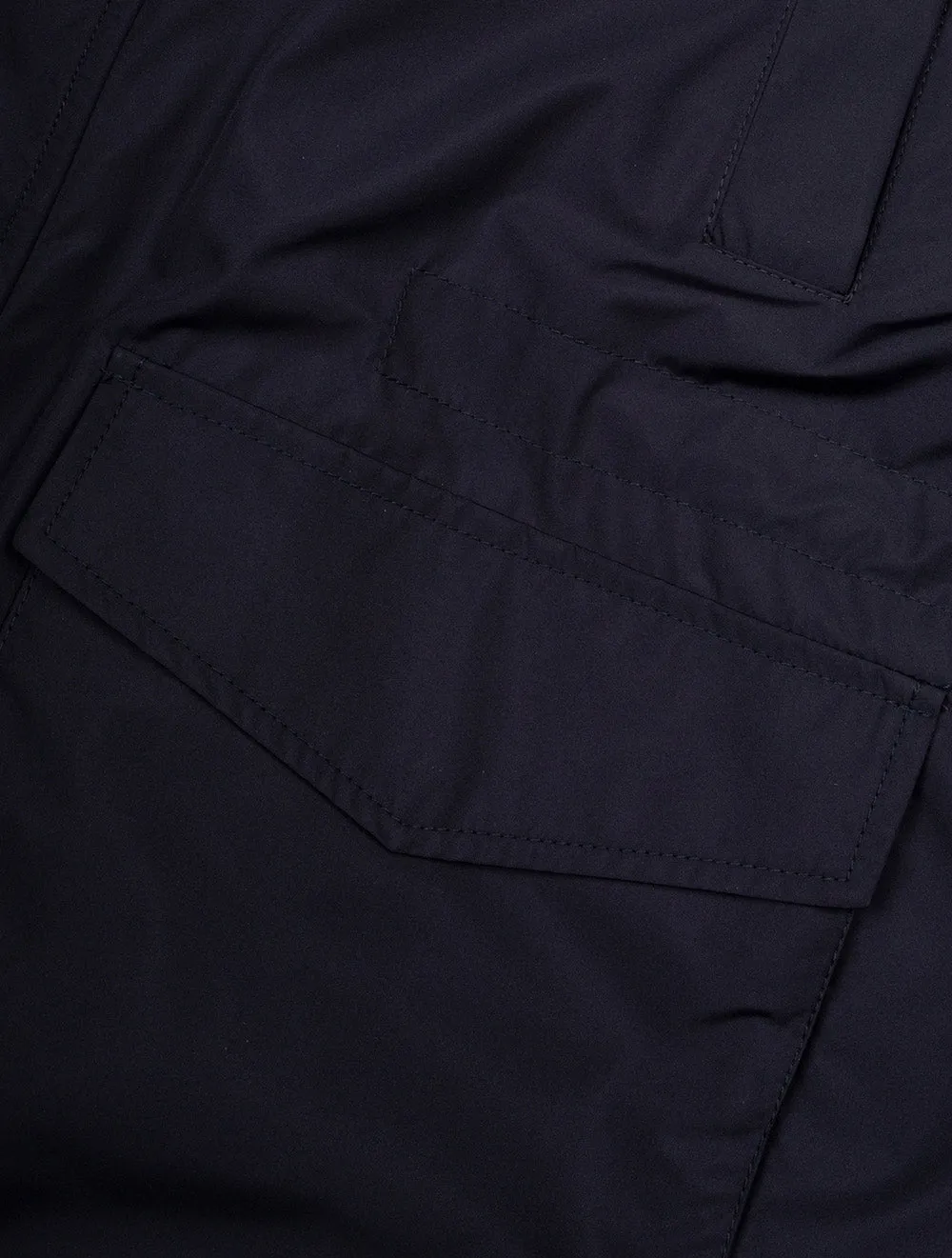 Woven Field Jacket Navy